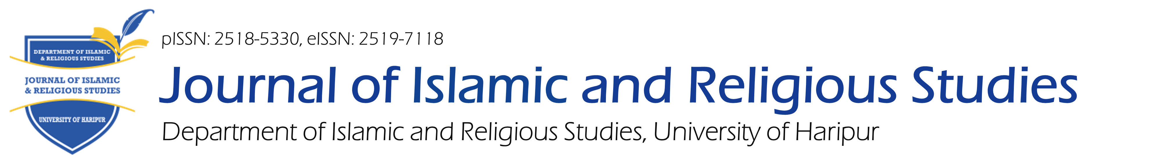 Journals Journal of Islamic and Religious Studies